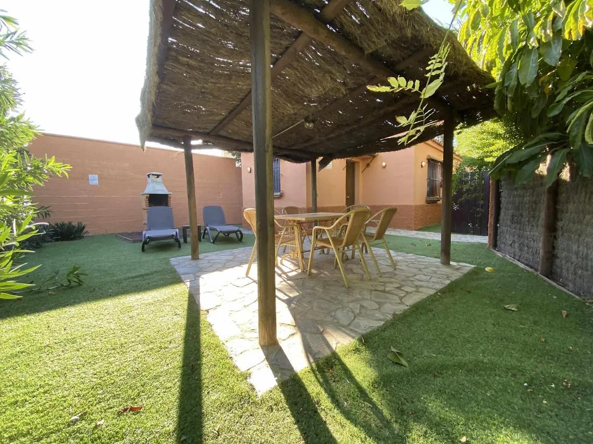 Casa Bungalows con jardín privado y piscina compartida en playa el Palmar Cádis Espanha